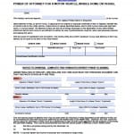 Florida Vehicle Power of Attorney Form Florida Vehicle Power of Attorney Form