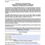 Maryland Durable Financial Power of Attorney Form Maryland Durable Financial Power of Attorney Form