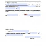 Minnesota Revocation Power of Attorney Form Minnesota Revocation Power of Attorney Form