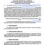 Illinois Minor Child Power of Attorney Form Illinois Minor Child Power of Attorney Form