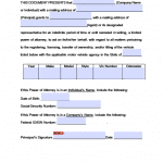 Kentucky Vehicle Power of Attorney Form Kentucky Vehicle Power of Attorney Form