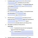 New Hampshire Minor Child Power of Attorney Form New Hampshire Minor Child Power of Attorney Form