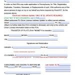 Pennsylvania Vehicle Power of Attorney Form Pennsylvania Vehicle Power of Attorney Form