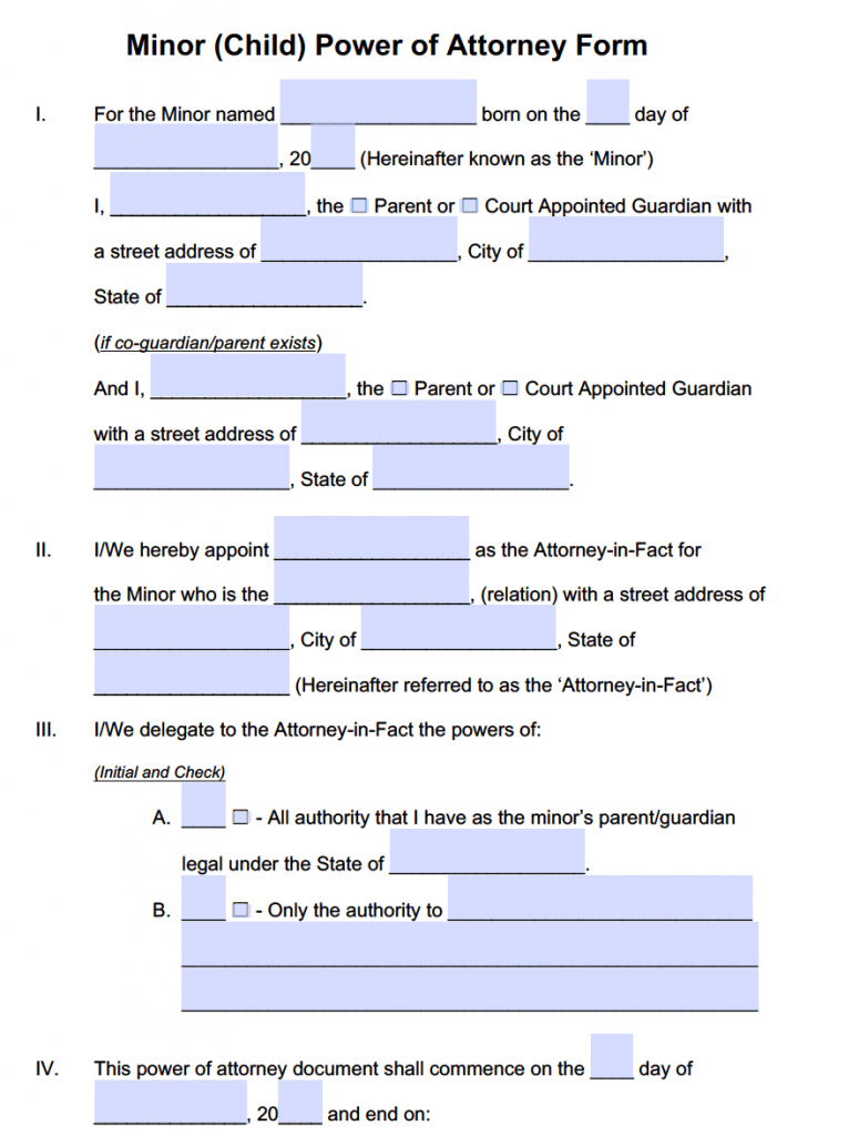 Free Power Of Attorney Template from powerofattorneyforms.com