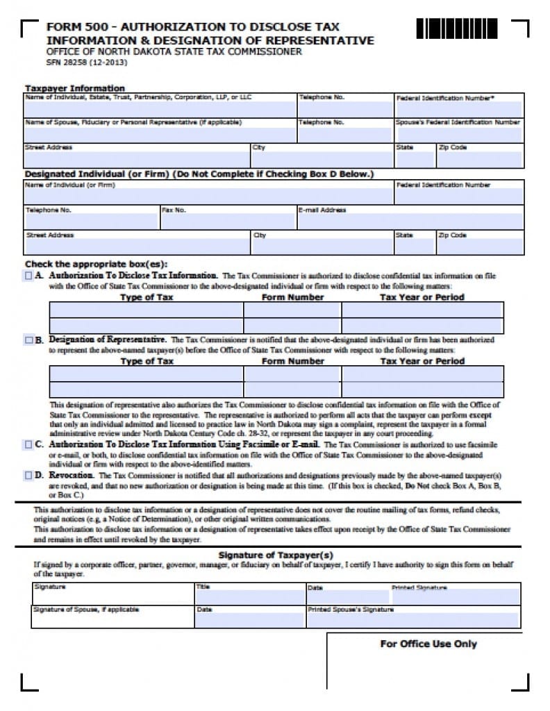 North Dakota Vehicle Power of Attorney Form - Power of Attorney : Power ...